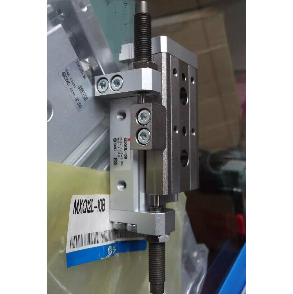 ONE SMC MXQ12L-10B Pneumatic Slide Cylinder - SMC