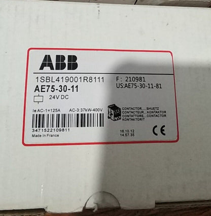 ABB AE75-30-11-81 Contactor - ABB