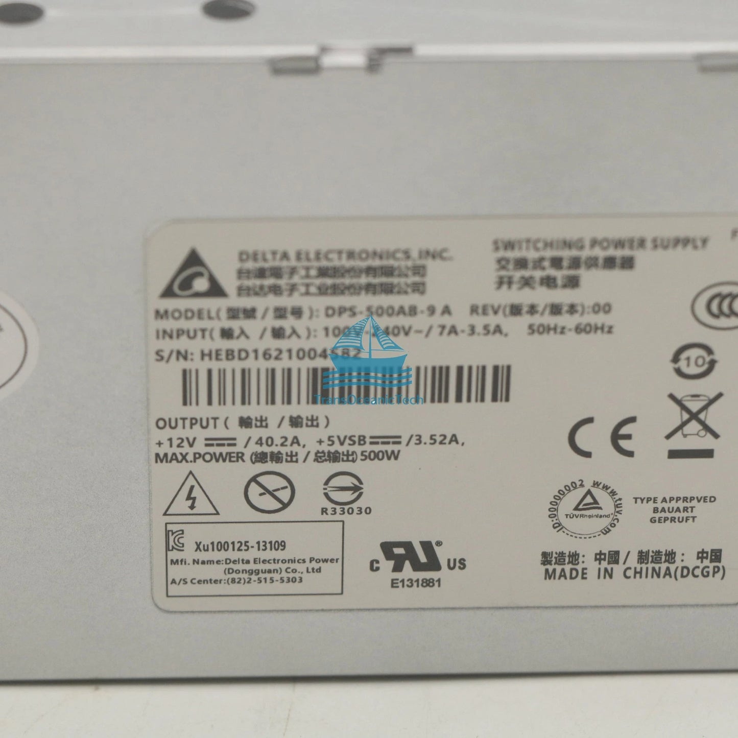 1PCS Delta DPS500AB9A