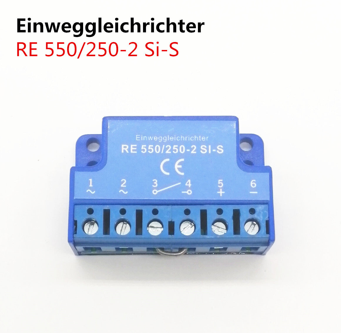 new Einweggleichrichter RE 550/250-2 Si-S ship rectifier