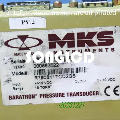 R750B11TCD2GS 10 TORR Pressure Sensor - PLC SOLUTIONS
