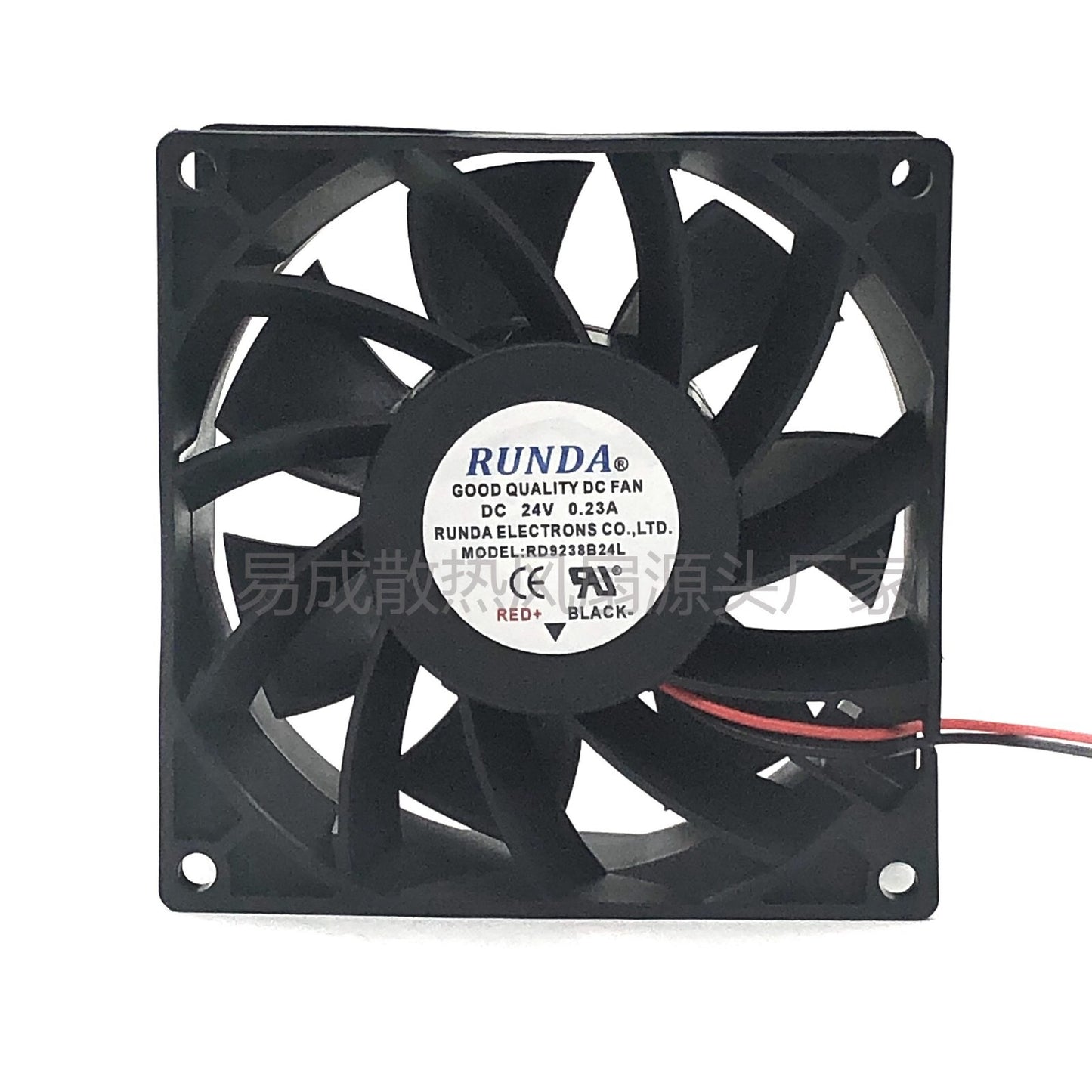 RUNDA RD9238B24L DC24V 0.23A 9038 2-wire inverter silent cooling fan