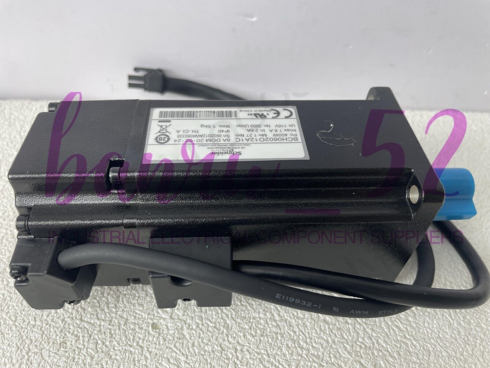 1PC Schneider BCH0602O12A1C Servo Motor 400W - SCHNEIDER