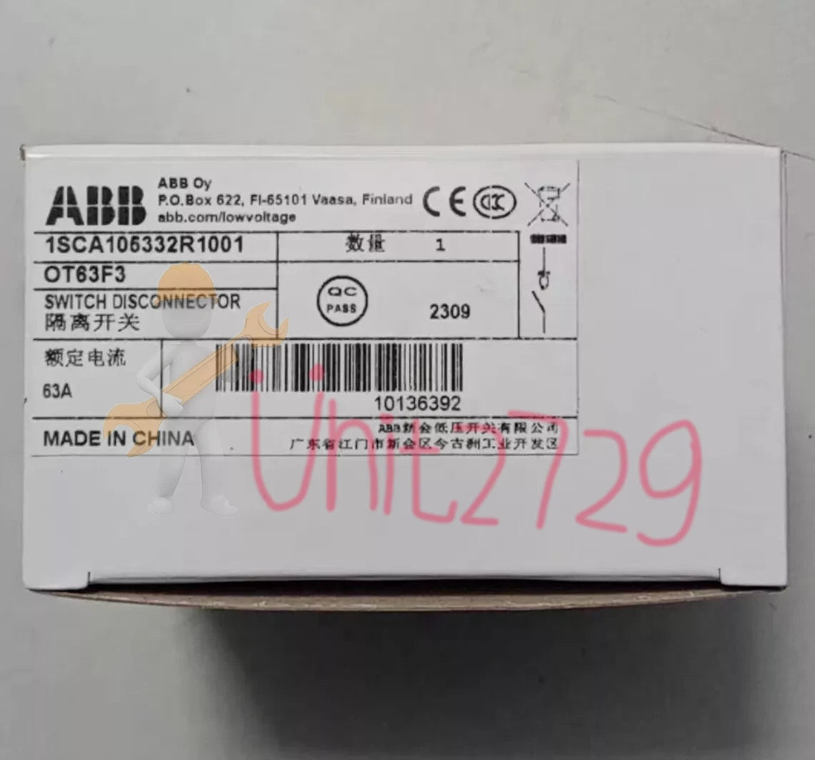 ABB OT63F3 Switch Disconnector 1SCA105332R1001 #un