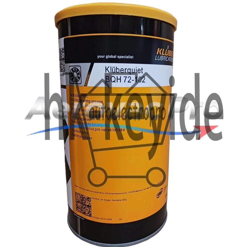 1PCS KLUBER Kluberquiet BQH 72-102 Grease 1Kg (2.2 lb) free shipping