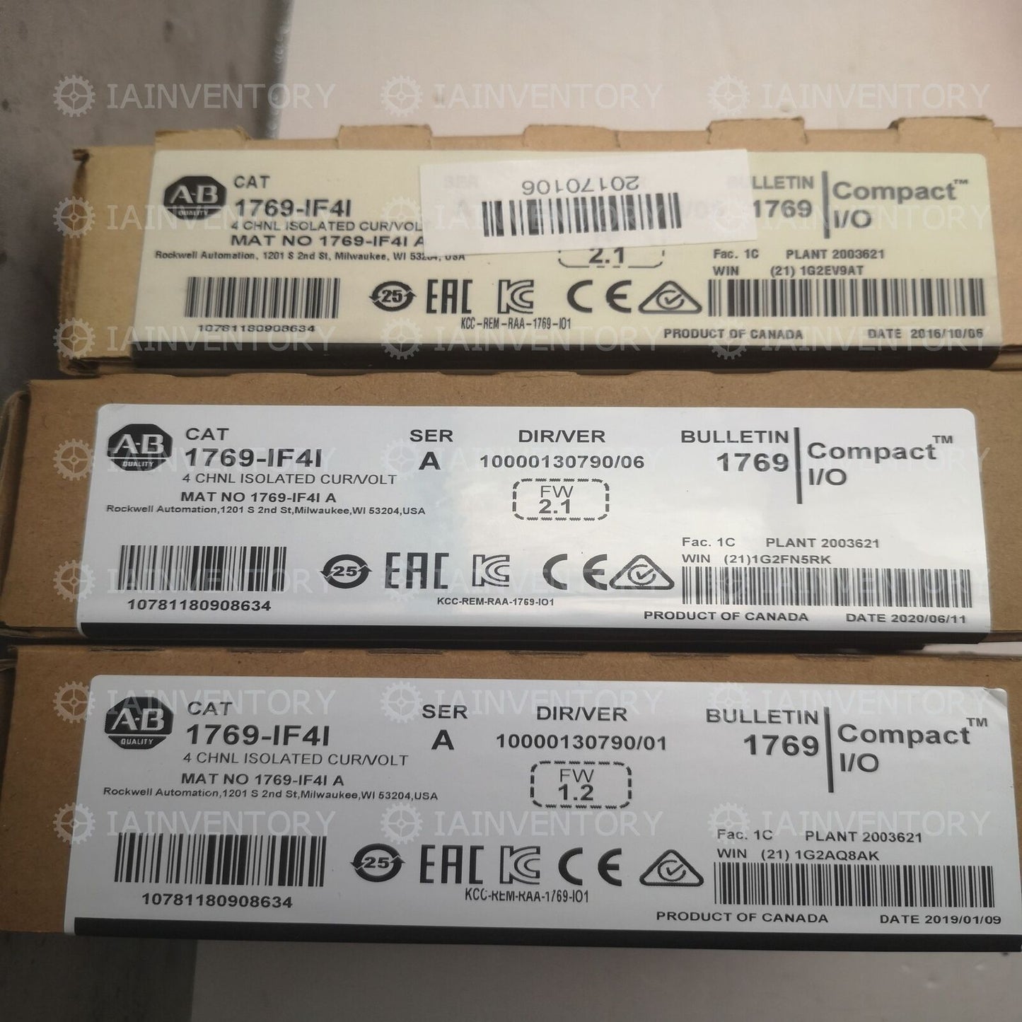 Allen Bradley 1769-IF4I Next Day Air - ALLEN BRADLEY