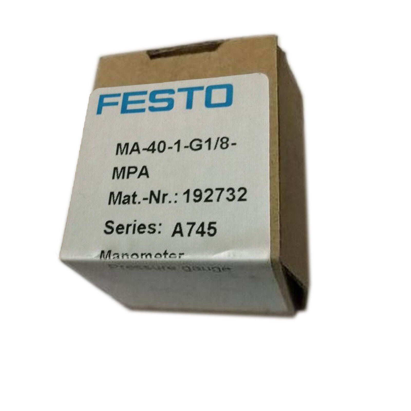new 1 PCS IN BOX FESTO pressure gauge 192732 MA-40-1-G1/8-MPA - FESTO