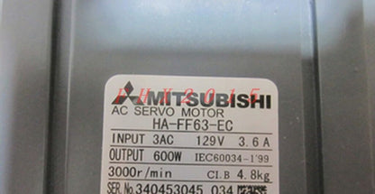 new Mitsubishi HA-FF63-EC Servo Motor