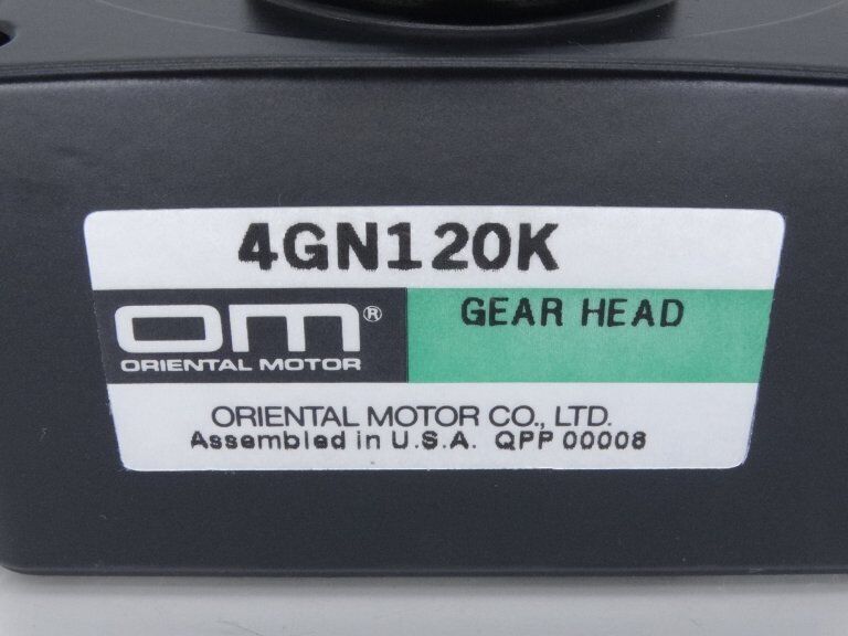 ORIENTAL MOTOR 4GN120K GEAR - Professional Design - ORIENTAL MOTOR