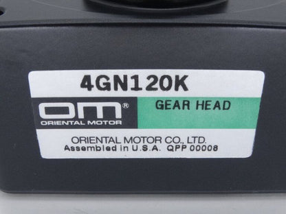 ORIENTAL MOTOR 4GN120K GEAR - Professional Design - ORIENTAL MOTOR