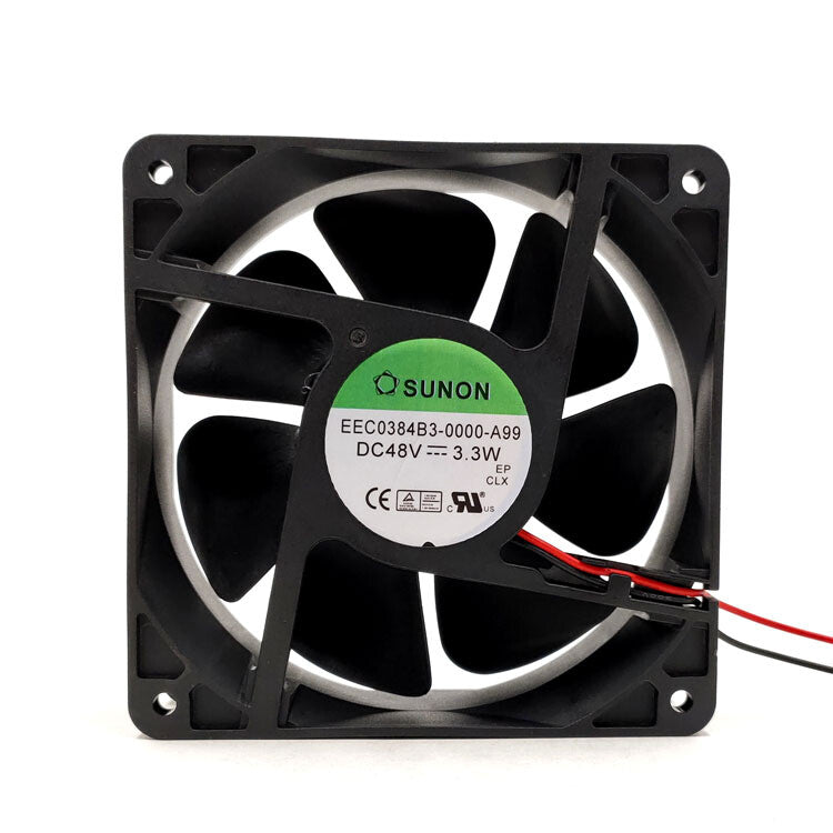 SUNON EEC0384B3-0000-A99 3.3W 12CM 12038 48V inverter cooling fan