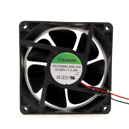 SUNON EEC0384B3-0000-A99 3.3W 12CM 12038 48V inverter cooling fan