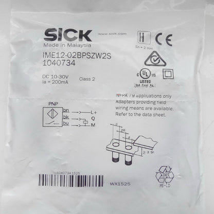 New Sick IME12-02BPSZW2S Photoelectric Switch Sensor Fast-Response - SICK
