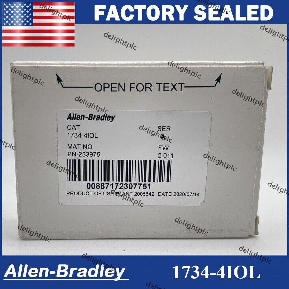 Allen-Bradley 1734-4IOL Interface IO Link Distributed In Box - ALLEN-BRADLEY
