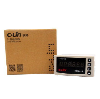 6-digit display counter HHJ4-A countdown N C F X R multi standard adjustable