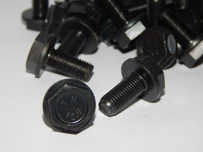 100PCS M8 10.9 Hex Head Bolts M8x1x18 Black Crank - PREMIUM PARTS STORE