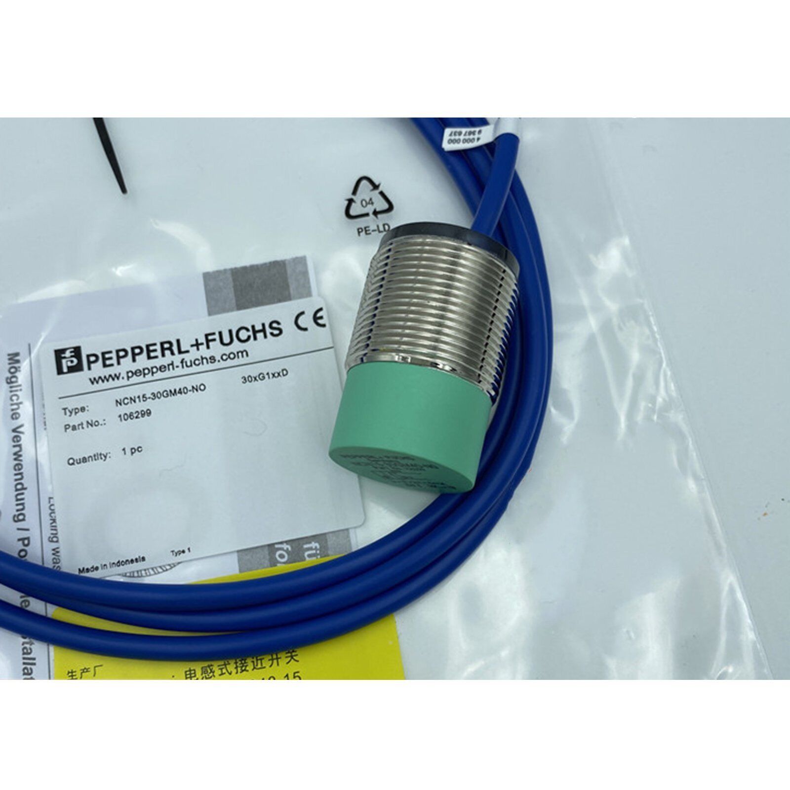 NCN15-30GM40-N0 Sensor - PEPPERL+FUCHS Product - PEPPERL+FUCHS