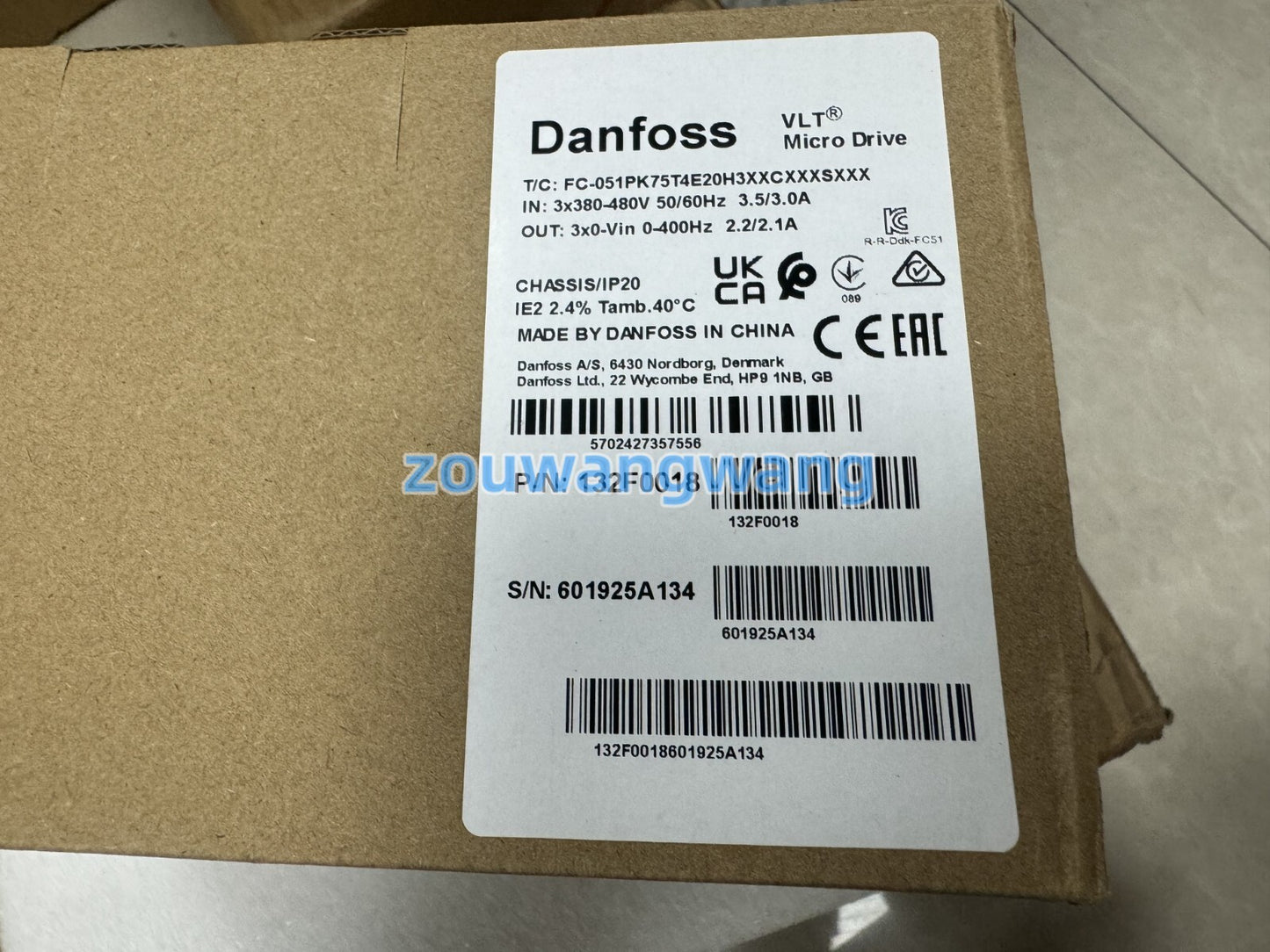 new 1PCS 132F0018 DANFOSS VLT MICRO DRIVE Best Price Quality Assurance