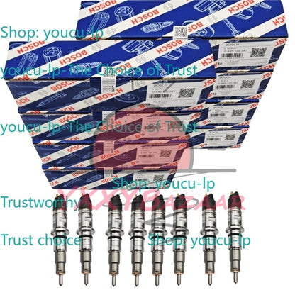 8Pcs Common Rail Fuel Injectors For 13-2018 Dodge Cummins 6.7L Diesel 0445120342