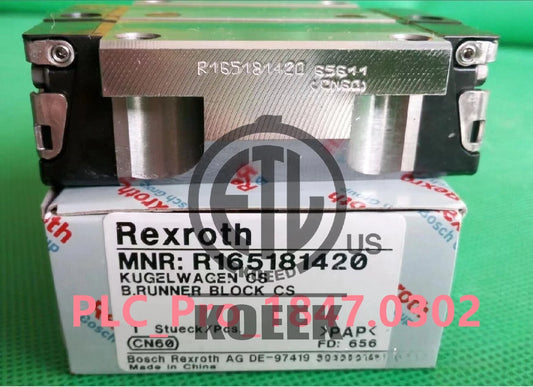 1PC For Rexroth R165181420 linear guide carriage RUNNER BLOCK BALL BEARING