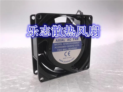 ZUNSHAN AF0802522BBM2F AC220V/240V 50/60Hz 0.07A Cooling Fan