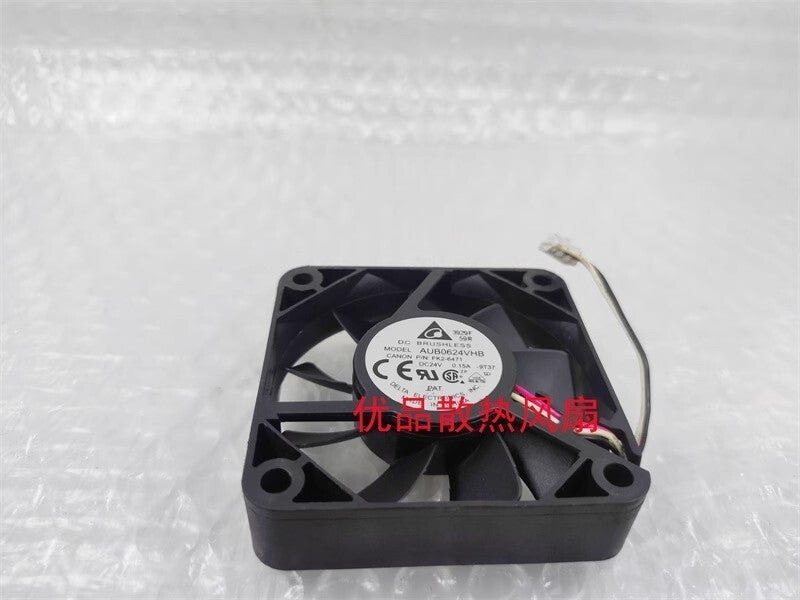 Delta AUB0624VHB 6015 DC24V 0.15A 60*60*15MM 3-Pin Inverter Cooling Fan