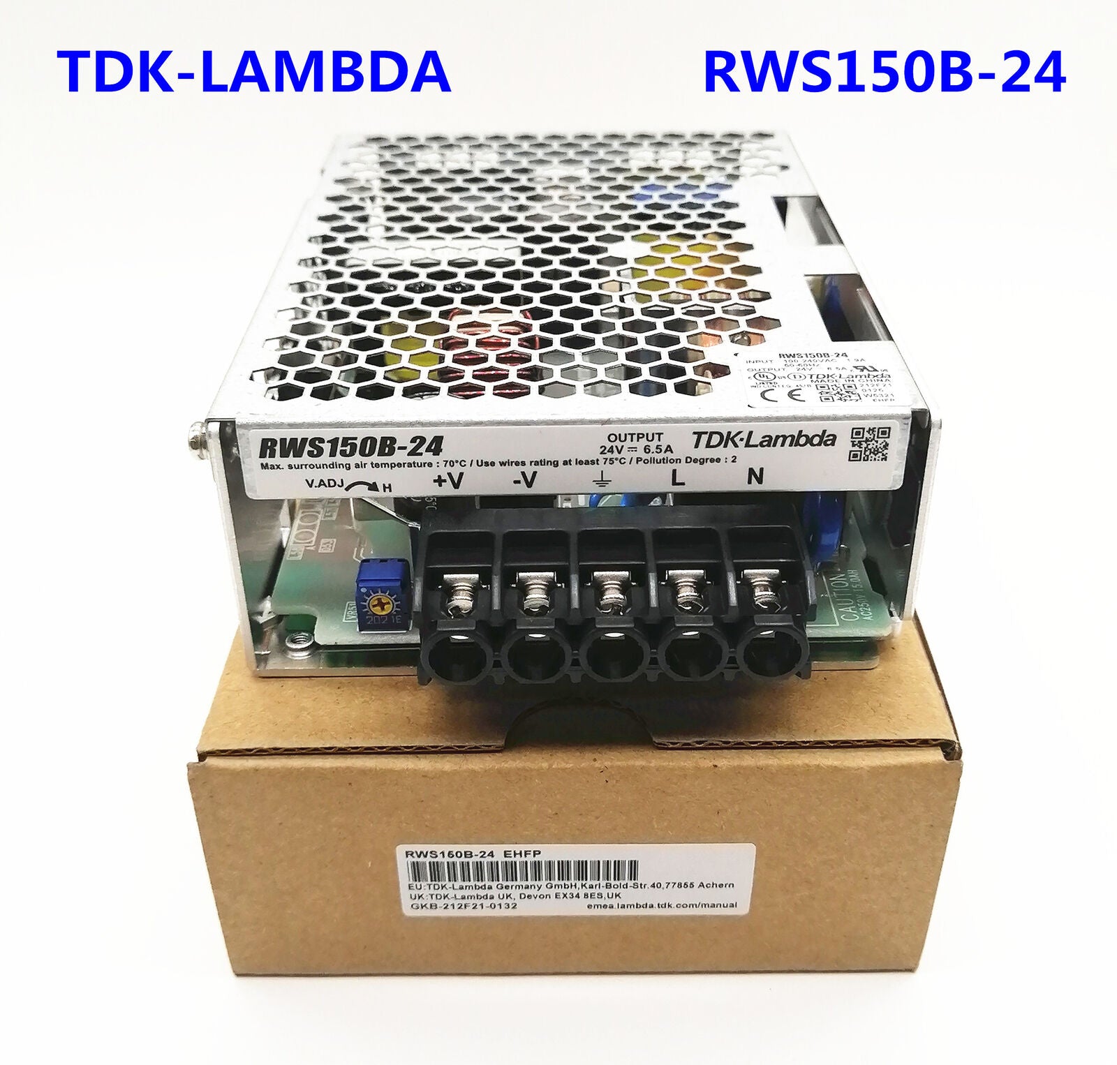 new 1pcs TDK-LAMBDA RWS150B-24 Switching Power Supply 24V 6.5A - TDK-LAMBDA