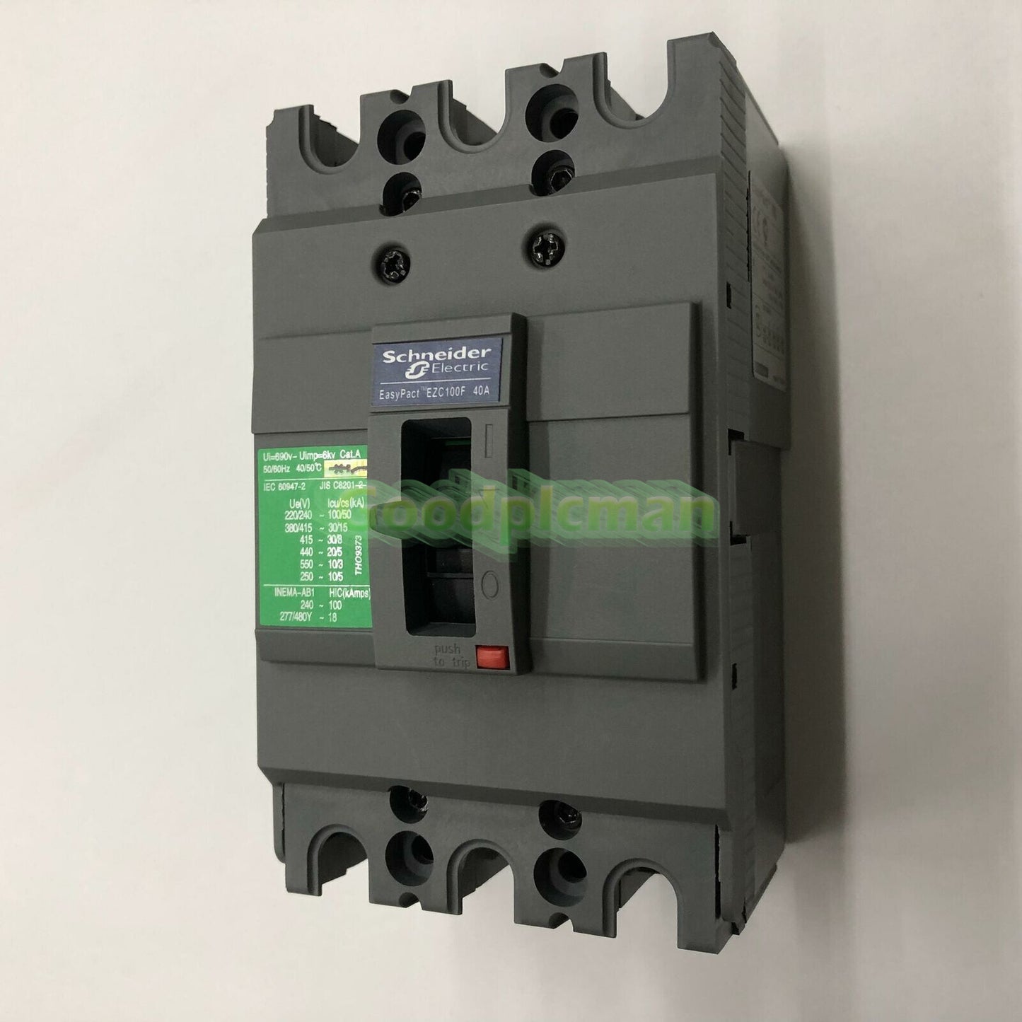 EZC100F3040 3P 40A breaker SND 1Pcs/