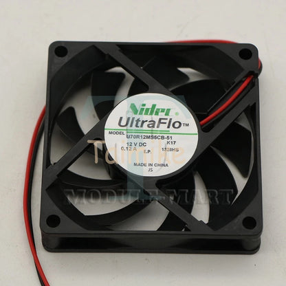 NIDEC U70R12MS5CB-51 12V 7CM silent cooling fan