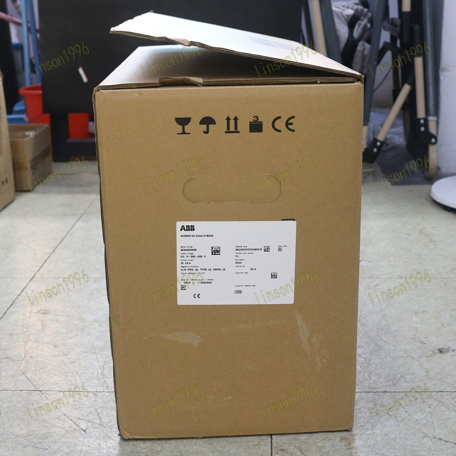 ABB 1PC Inverter ACS550-01-015A-4+B055 3P 480V 7.5KW - ABB