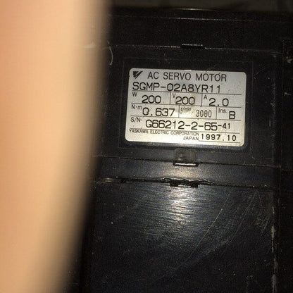 Used SGMP-02A8YR11 Servo Motor for Industrial Applications - ABC MOTOR CO.