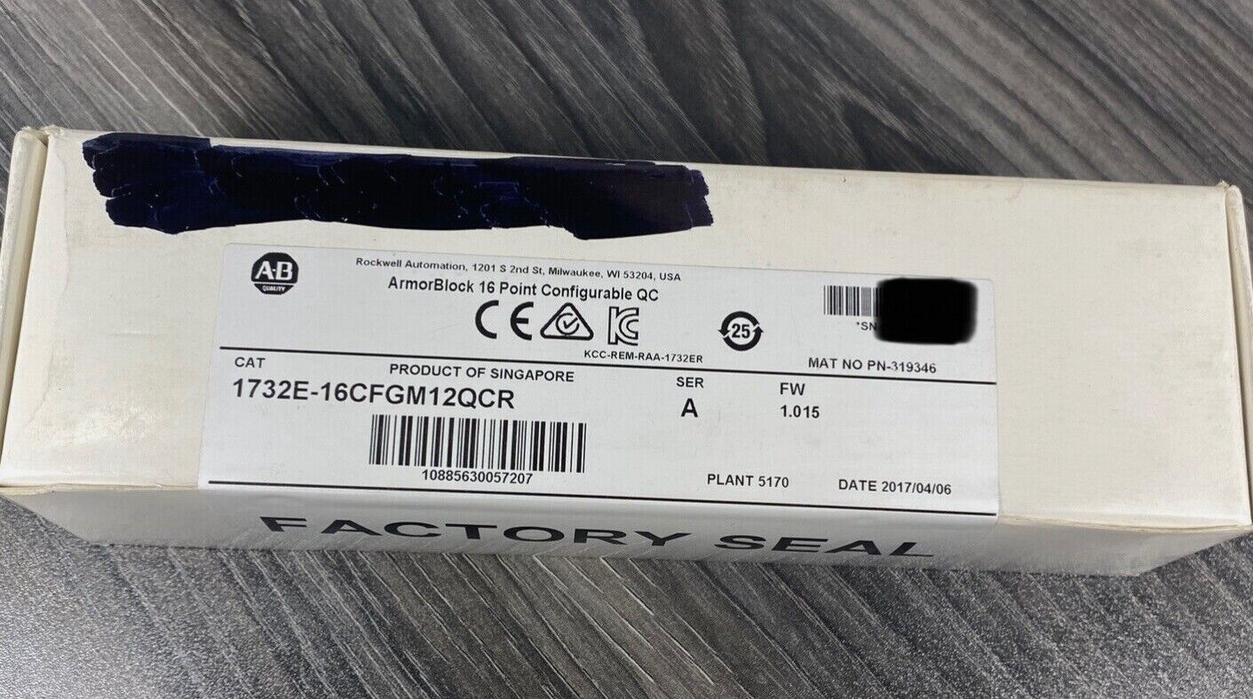 Allen Bradley 1732E-16CFGM12QCR ArmorBlock Configurable - ALLEN BRADLEY