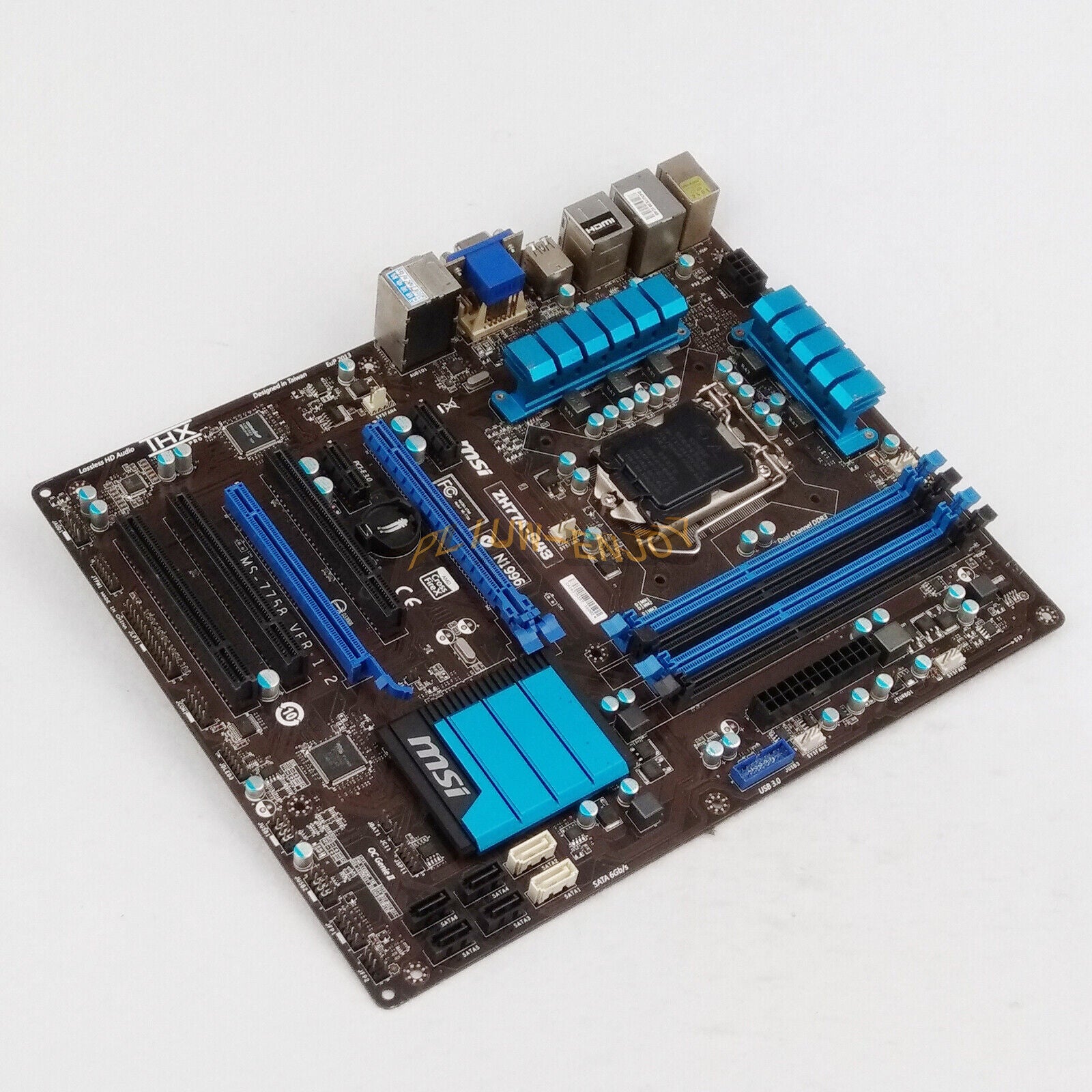 used 1PCS  MSI ZH77A-G43 DDR3 LGA 1155 Motherboard for I3 I5 I7 CPU 32GB USB3.0