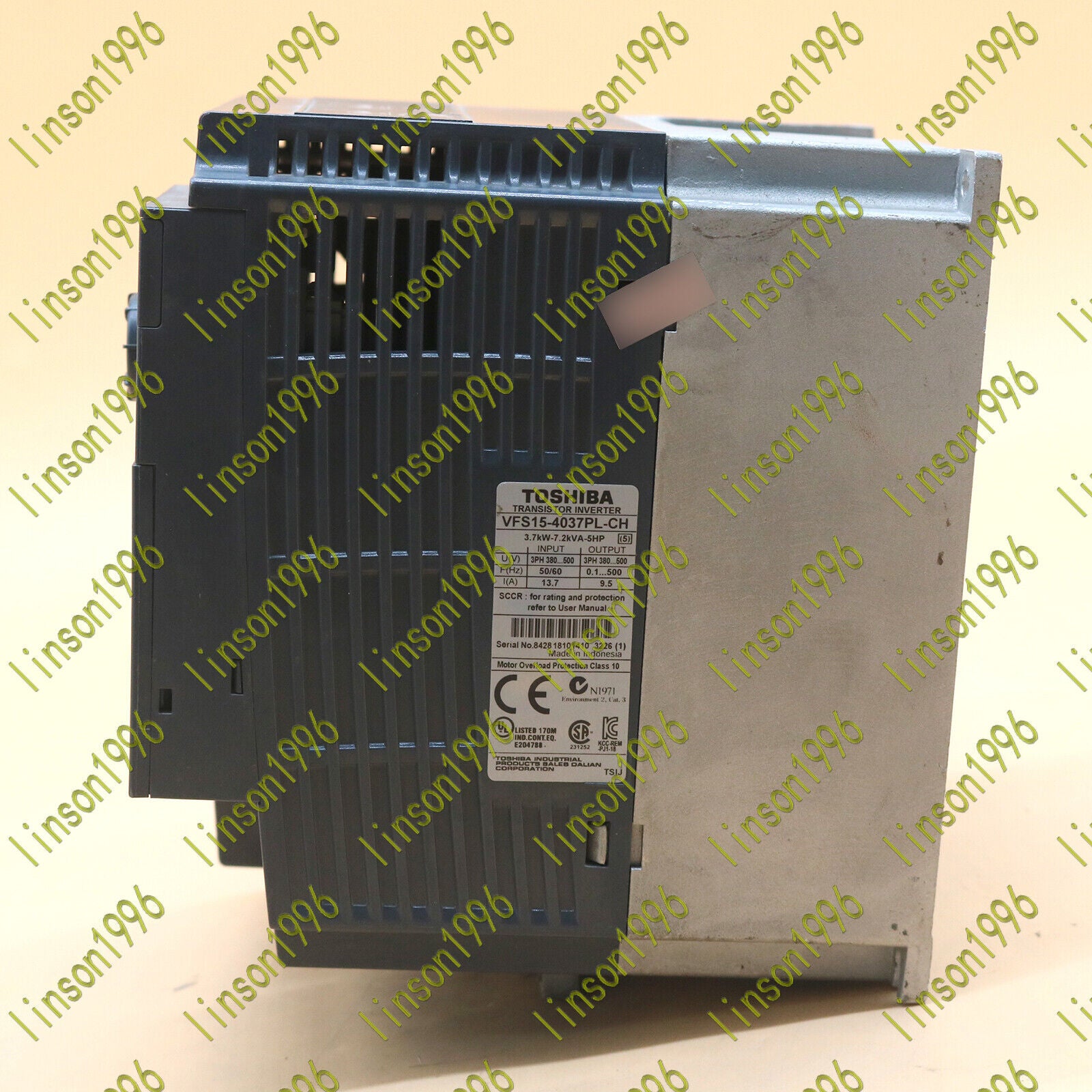 used ONE  For TSB VFS15-4037PL-CH Inverter 3.7KW 380V Tested koeed