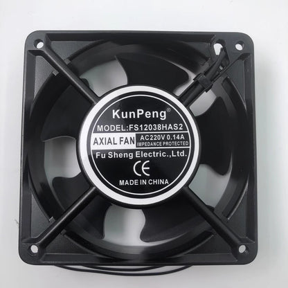 KunPeng FS12038HAS2 12038 AC220V 0.14A 12CM Axial Fan Cooling Fan