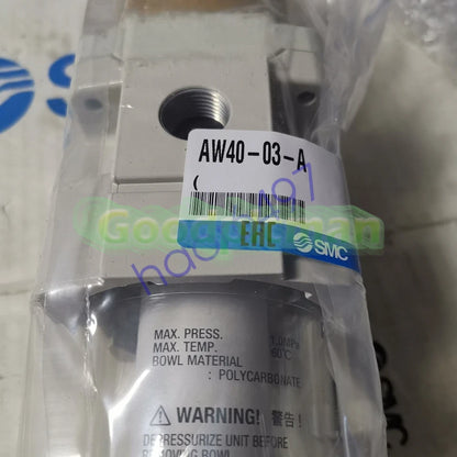 1 pcs SMC AW40-03-A filter pressure relief valve spot stock