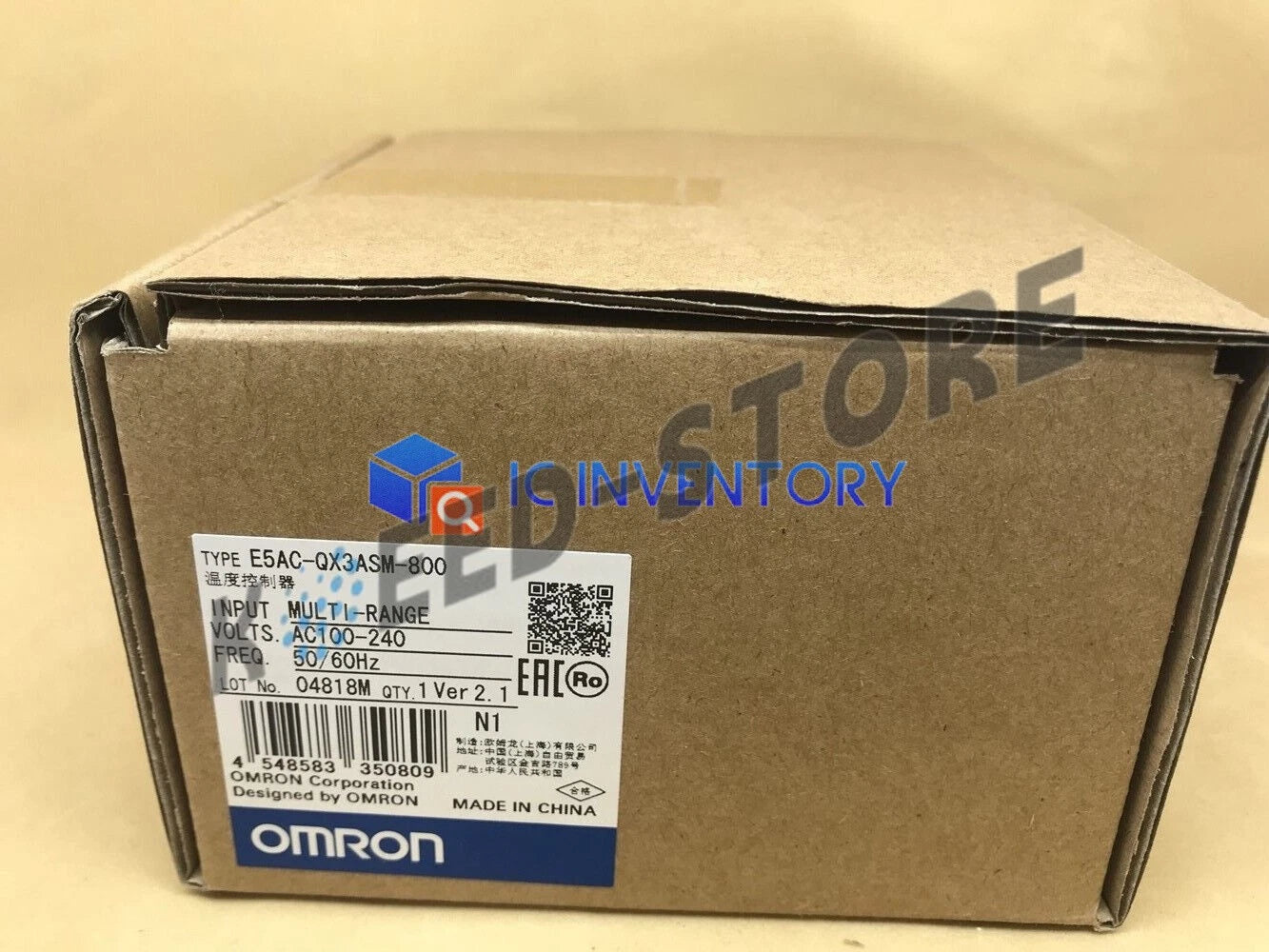 1PCS OMRON E5AC-QX3ASM-800