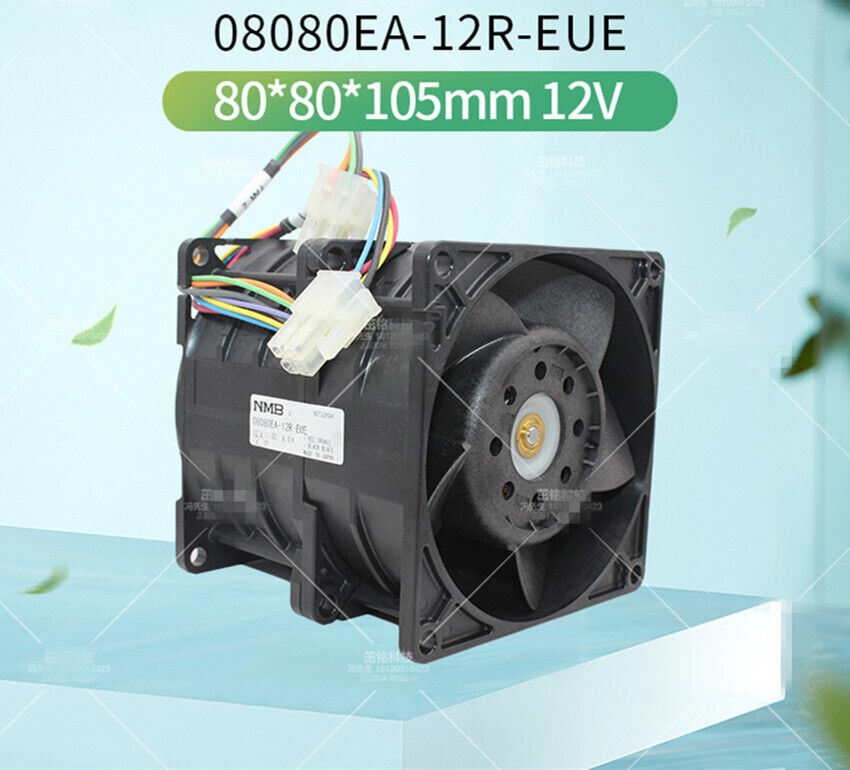 new NMB 0080EA-12R-EUE 12V 8.0A 8080 Large-volume Violent Chassis Cooling Fan