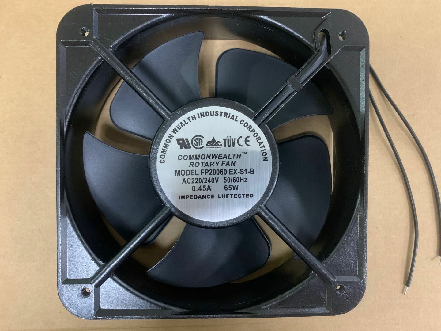 new 1pcs FP-20060EXS1-B fan 20060 220V 65W double ball bearing axial fan