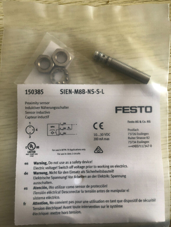 1PC Festo SIEN-M8B-NS-S-L 150385 Proximity Sensor