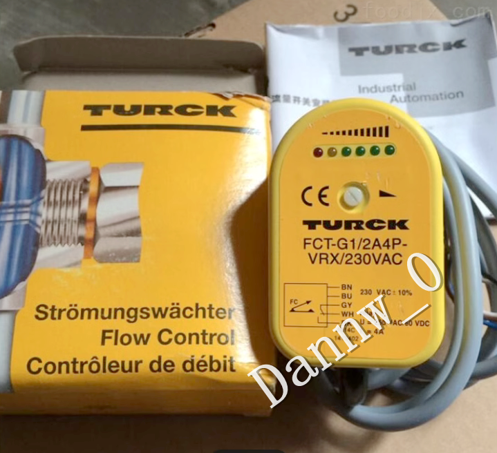 new Sick FCT-G1/2A4P-VRX/230VAC Flow Sensor - SICK