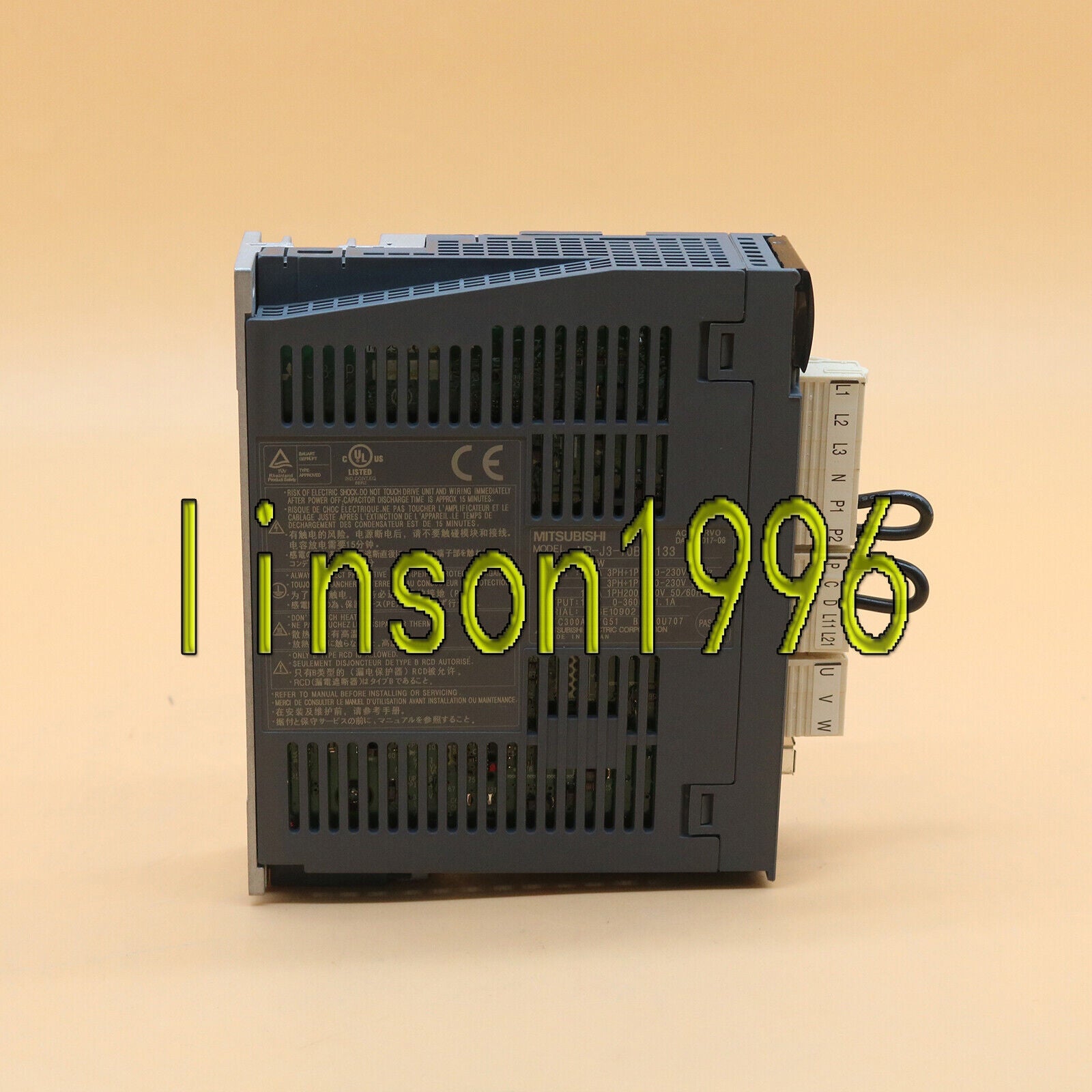ONE Mitsubishi AC Servo MR-J3-10B-S133 CB Fast Ship - MITSUBISHI