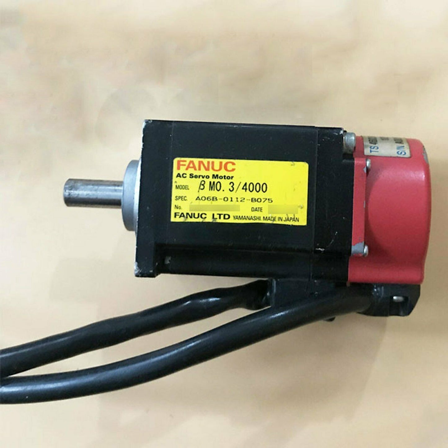 used Fanuc A06B-0112-B075 servo motor in good condition - FANUC