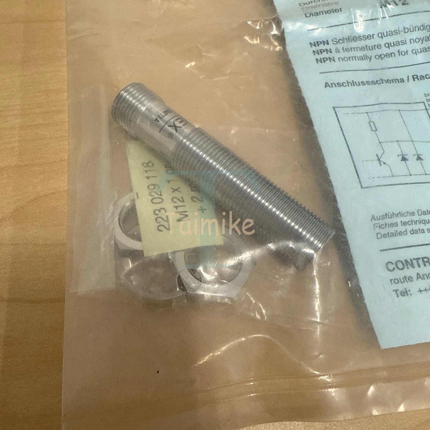 Contrinex DW-AS-521-M12 Inductive Proximity Switch Sensor 8mm Operating Distance