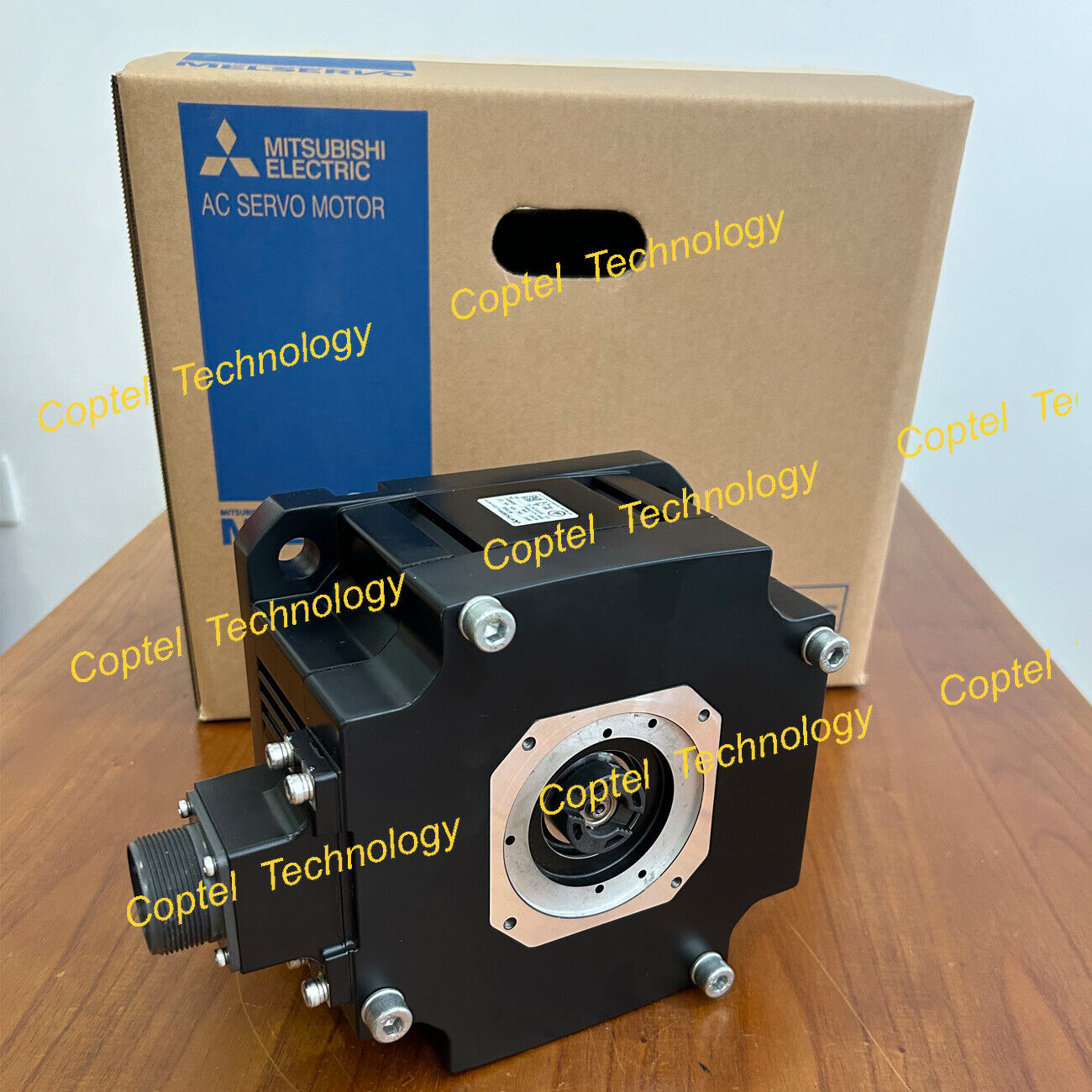 New Mitsubishi HF204S 3AC Servo Motor: 132V, 10A, 2KW, 300 RPM - MITSUBISHI