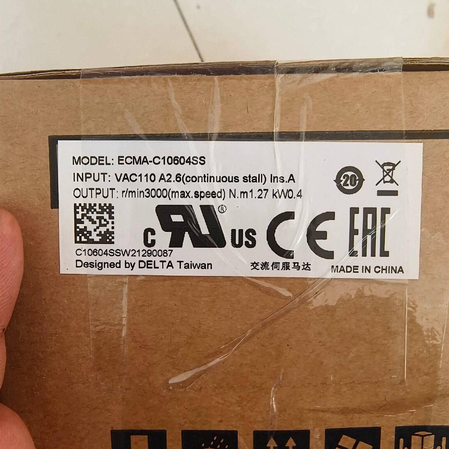 new 1PC IN BOX Delta Servo Motor ECMA-C10604SS ECMA-C10604SS *SPOT STOCK* - DELTA