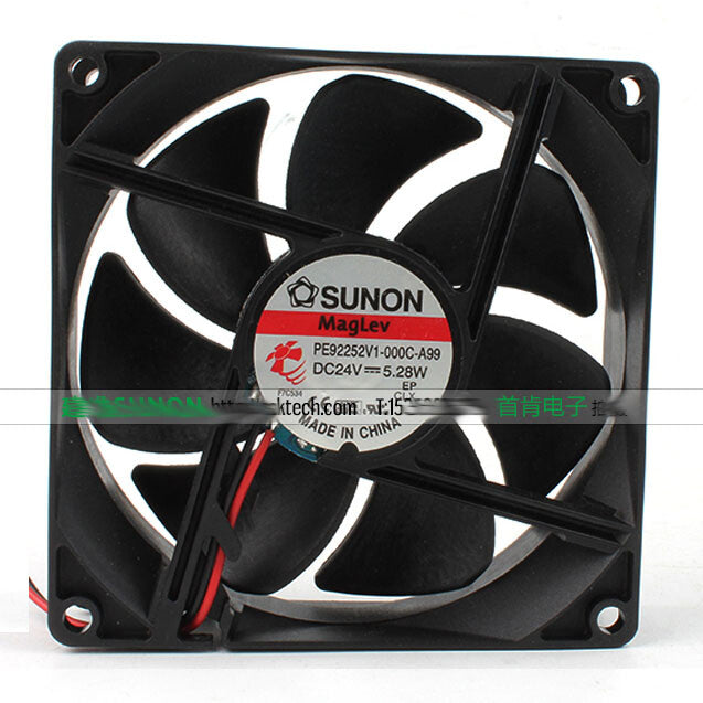 SUNON PE92252V1-000C-A99 9225 24V 5.28W high air volume cooling fan