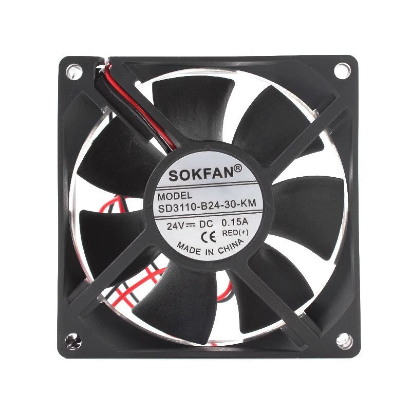 SOKFAN SD3110-B24-30-KM 8025 24V 0.15A 2-wire converter Cooling fan