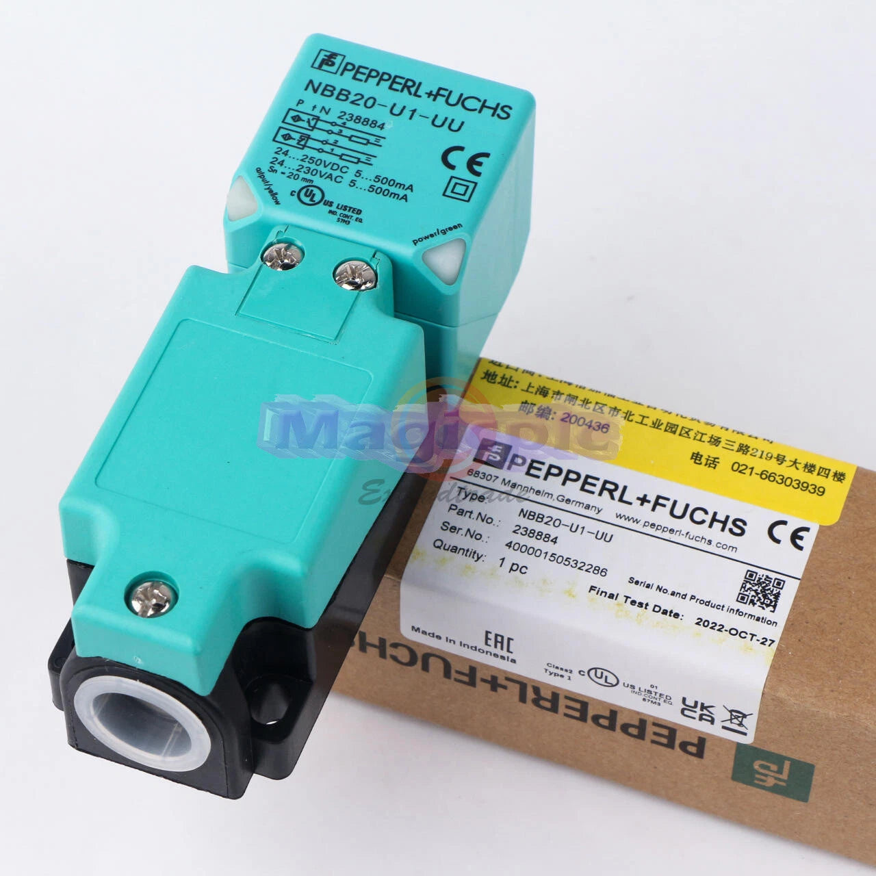 One Pepperl+Fuchs NBB20-U1-UU 238884