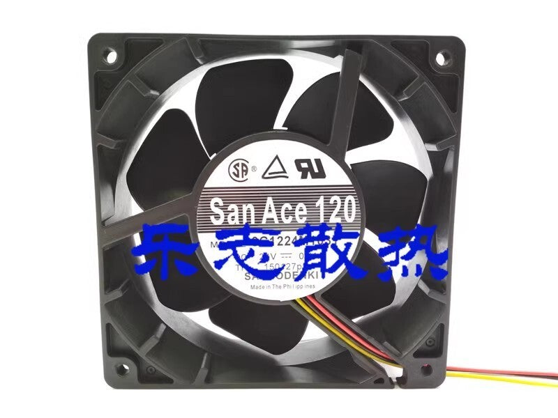 Sanyo San Ace 120 9G1224M1031 12038 24V 0.11A 12CM 3-Wire Inverter Cooling Fan